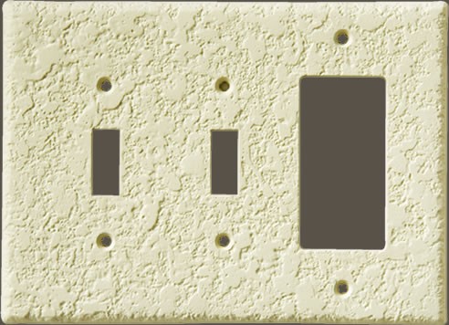Knock-Down Single Rocker Two Toggle Combo Plate