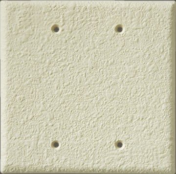 Orange Peel Four Outlet Blank Plate