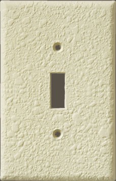 Orange Peel Single Toggle Plate