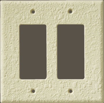 Orange Peel Two Rocker Plate