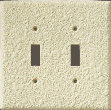 Orange Peel Two Toggle Plate