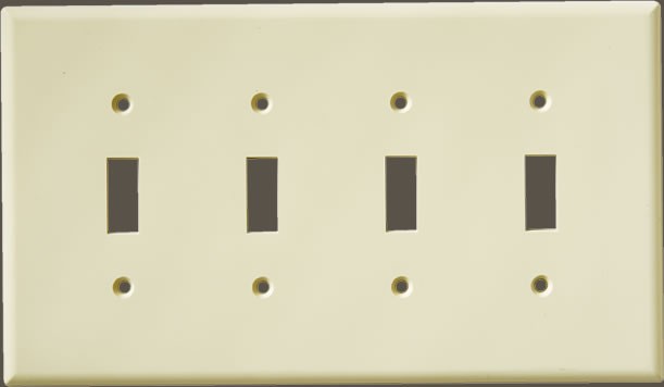 Smooth Four Toggle Plate