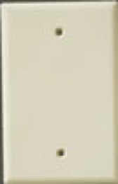 Smooth Two Outlet Blank Plate