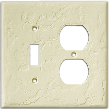 Hand Trowel Two Outlet Single Toggle Combo Plate